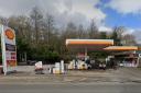 The Shell petrol station on Huddersfield Road