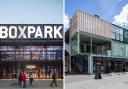 BOXPARK Wembley (left) and Buck Street Market (right)