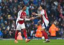 Gabriel and Riccardo Calafiori netted for Arsenal at Manchester City Image: PA