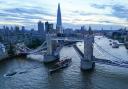 A rare sight was captured in London as Steamer Waverley was spotted sailing under Tower Bridge.