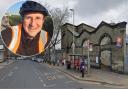 Cyclists are forced into heavy traffic along Tottenham Lane by Hornsey station (Image: Google)