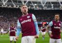 Jarrod Bowen scored a crucial late penalty winner for West Ham (John Walton/PA)