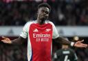 Bukayo Saka broke the deadlock on Sunday (Alastair Grant/AP)