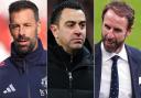 Ruud van Nistelrooy, Xavi and Gareth Southgate are contenders for the United job (Martin Rickett/Martin Rickett/Mike Egerton/PA)