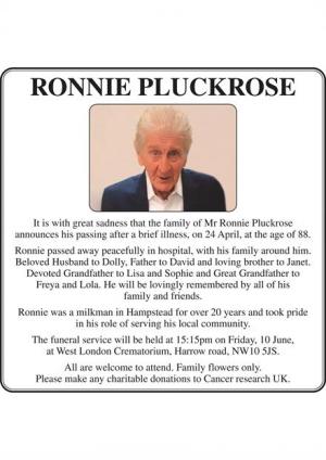 RONNIE PLUCKROSE