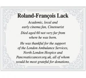 Roland Francois Lack