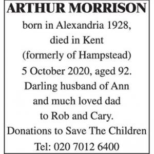 ARTHUR MORRISON