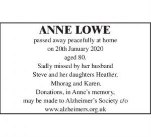 ANNE LOWE