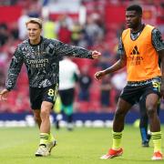 Martin Odegaard and Thomas Partey Image: PA