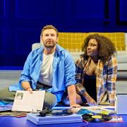 James McArdle as Henry and Susan Wokoma as Charlotte in The Real Thing at The Old Vic