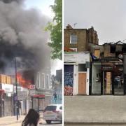 The fire broke out at the Louis Coca shoe shop in Chalk Farm Road two years ago