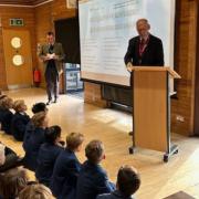 Assemblies at St Anthony's School for Boys often have a guest speaker (Image: St Anthony's School for Boys