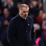 Ange Postecoglou’s Spurs went down 1-0 at Selhurst Park (Steven Paston/PA)