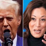 Donald Trump and Kamala Harris have entered the final days of campaigning in the US presidential election (AP)