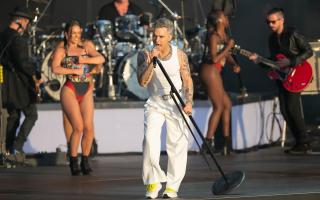 Robbie Williams entertained 65,000 fans at BST Hyde Park