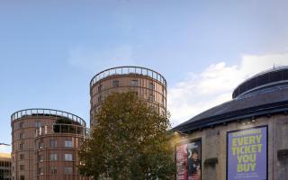 A CGI showing how the student housing next to the Roundhouse could look