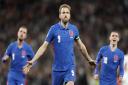 Tottenham's Harry Kane celebrates scoring his 49th goal for England in their win over Switzerland