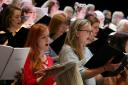 The Crouch End Festival Chorus at a pervious performance, their most recent concert was at Holy Trinity Church in Sloane Square