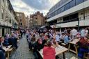 The George has a huge new screen to watch the Euros and a pub garden for more than 300 people
