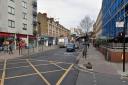 A young man had to be rushed to hospital after an acid attack in Kilburn High Road at the junction with Iverson Road