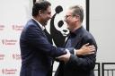 Anas Sarwar pictured with Keir Starmer at the Labour Party conference in Liverpool