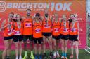 The Hertfordshire 10k squad at Brighton including four St Albans Striders. Picture: STRIDERS