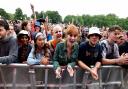 The crowd enjoying day one of the All Points East Festival at Victoria Park.