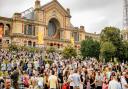 On the slopes of Ally Pally