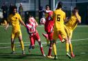 Frenford in action against Hackney Wick in the Len Cordell Memorial Cup