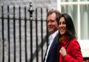 Nazanin Zaghari-Ratcliffe with her husband Richard Ratcliffe arriving in Downing Street ahead of a meeting with the prime minister earlier this month