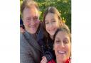 Nazanin Zaghari-Ratcliffe with husband Richard and daughter Gabriella