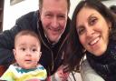 Nazanin Zaghari-Ratcliffe, before her detention,  with her husband Richard Ratcliffe and their daughter Gabriella