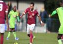 Tyler Christian-Law had an early effort saved for Potters Bar Town against Wingate & Finchley.