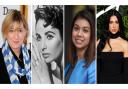 Victoria Wood, Elizabeth Taylor, Tulip Siddiq and Dua Lipa