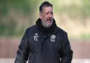 Haringey manager Tom Loizou during Hornchurch vs Haringey Borough, BetVictor League Premier Division Football at Hornchurch Stadium on 29th February 2020