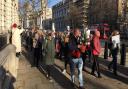 Campaigners led by Richard Ratcliffe on the march