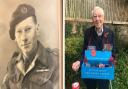 Poppy seller Reg White served in the Second World War