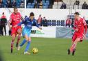 Wingate & Finchley in FA Trophy action against holders Hornchurch