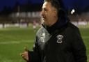 Tom Loizou, manager of Haringey Borough. Picture: George Phillipou/TGS Photo