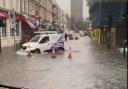 The Westminster floods on July 12