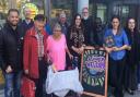 Cllr Peray Ahmet with residents at Hornsey Central Cafe for the launch of Haringey Warm Welcome (Image: Haringey Council)