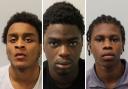 Donte Noble, Ramzak Ngatika and Melvin Kamara have all been jailed for the robberies carried out between April and August 2021