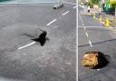 Sinkhole in Crouch End appeared on April 14 and by April 18 had quadrupled in size