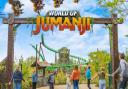 Jermaine and family stayed overnight at Chessington World of Adventures where they have just opened new rides based on the hit Jumanji films