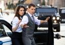 Tom Cruise and Hayley Atwell in Mission Impossible Dead Reckoning.