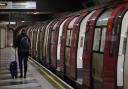 A generic picture of an empty tube on a platform