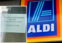 Aldi in Holloway Road, Archway, has placed a temporary measure to restrict school kids in uniform at certain times