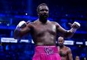 Derek Chisora celebrates victory against Gerald Washington after the International Heavyweight contest at the O2 Arena  Picture: PA