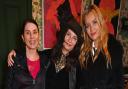 Sadie Frost, Collette Cooper and Laura Whitmore at the launch of Collette's Darkside of Christmas Album at The House of St Barnabus. Image: Dave Bennett