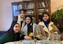 Some of the girls who visited the UK with the Camden Abu Dis Friendship Association